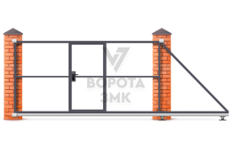 Ворота раздвижные Nice 2500×3000 ЗМК-6986