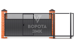 Ворота электронные во двор 4000×2500 ЗМК-7231