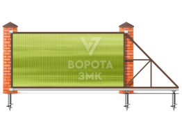 Ворота автоматические Nice 2600×1800 ЗМК-7000