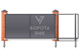 Откатные ворота 2100×3000 Дорхан ЗМК-6915