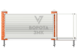Откатные ворота 2100×2250 ЗМК-8098