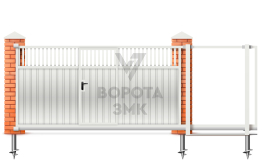 Откатные ворота 2250×2800 Doorhan ЗМК-6911