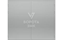 Промышленные распашные ворота из сэндвич панелей 4500×3500 ЗМК-4998
