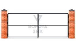 Распашные ворота каркас 2250×2500 ЗМК-4991